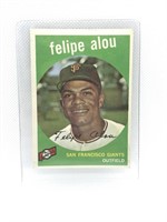 1959 Topps Baseball - #102 Felipe Alou (R)