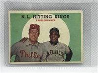 1959 Topps Baseball - #317 N.L Hitting Kings