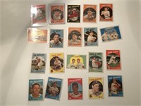 (20) 1959 Topps Baseball Cards