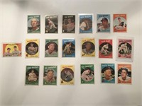 (20) 1959 Topps Baseball Cards