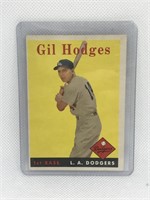 1958 Topps Baseball #162 Gil Hodges