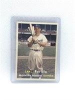 1957 Topps Baseball Card- #45 Carl Furillo