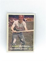 1957 Topps Baseball Card- #70 Richie Ashburn