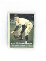 1957 Topps Baseball Card- #154 Red Schoendienst