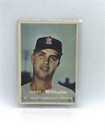 1957 Topps Baseball Card- #203 Hoyt Wilhelm (HOF)