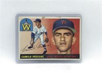 1955 Topps Baseball Card- #84 Camilo Pascual (R)