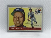 1955 Topps Baseball Card- #109 Ed Lopat