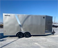 Royal Cargo 3 Place Steel Enclosed Sled Trailer