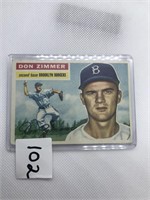 1956 Topps Baseball Cards - #99 Don Zimmer