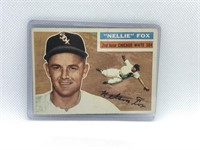 1956 Topps Baseball Cards - #118 Nellie Fox (HOF)