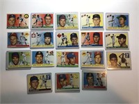 (18) 1955 Topps Baseball Cards