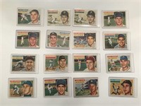 (16) 1956 Topps Baseball Cards