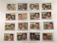 (16) 1956 Topps Baseball Cards