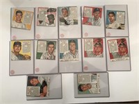 (12) 1953 Red Man Tobacco Cards