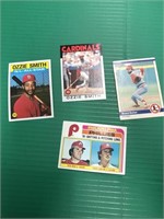 Assorted Ozzie Smith and other Baseball Cards