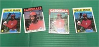Assorted Willie McGee Cards