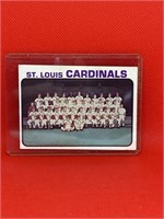 1974 Topps #219 St. Louis Cardinals team card