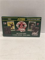 Score 1991 Baseball Cards Full box