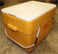 Yellow Cooler with Handles