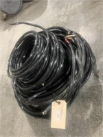 Large pile black wire