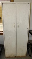 White Metal Locker Cabinet