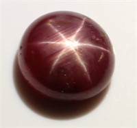 3.66ct DANCING 6 RAY "TWO SIDE" RED STAR RUBY