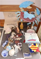 Lot of Nautical Decor & Collectibles