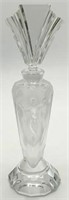 Signed R. Lalique Perfume Bottle with Nude.