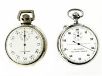 Lot of 2 Vintage Stopwatches.