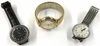 Lot of 3 Bulova Accutron Watches inc. "Astronaut".