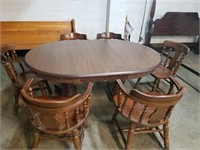 vintage table and chairs