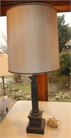 Brass/Copper Pillar Style Table Lamp