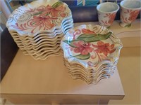 Capriware Valero Floral Dish Set