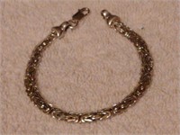 Sterling Silver Byzantine Bracelet India