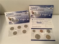 2001 Philadelphia U.S. Mint Uncirculated Set