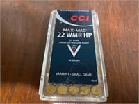 CCI 22 wmr HP 40 grain 50 rounds