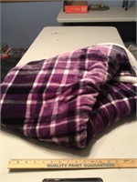 Normal sized -- But OH so Fluffy & cozy throw