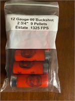 12 gauge 2 3/4 00 buckshot 5 rounds