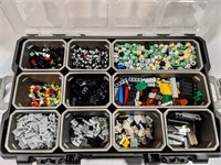 LEGO - Misc. Bulk Lot w/ HD Husky Organizer Case