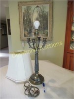 TABLE LAMP 34"H (CANDELABRA)(WESCAL)