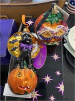Outstanding Christopher Radko Halloween Ornaments.