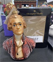 Christopher Radko Alexander Hamilton Ornament.