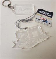 Game Used Glass Key Chains Mighty Ducks