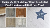 Flooring - Waterproof Padded Rigid Core Vinyl Clic