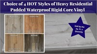 Flooring - Waterproof pad Rigid Core Hvy Res clic