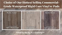 Flooring -Waterproof Commerical Pad Rigid Core Vin