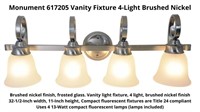 Vanity Fixture 4-Light Brushed Nickel