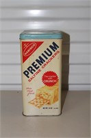 Premium Crackers tin can  9.5