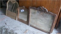 (3) antique mirrors