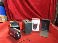 Lot of 3 Vintage cameras. Kodak, brownie, and